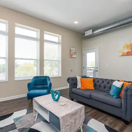 Ferienwohnung Stylish 1Br On Downtown Indy Indianapolis Exterior foto